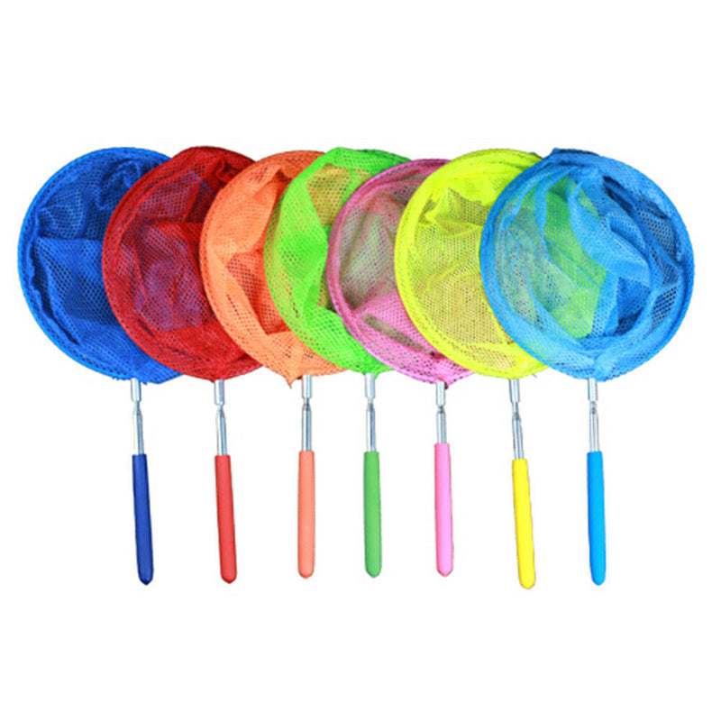 Kids Extendable Fishing Butterfly Insect Net Adjustable Telescopic Handle ToysJR