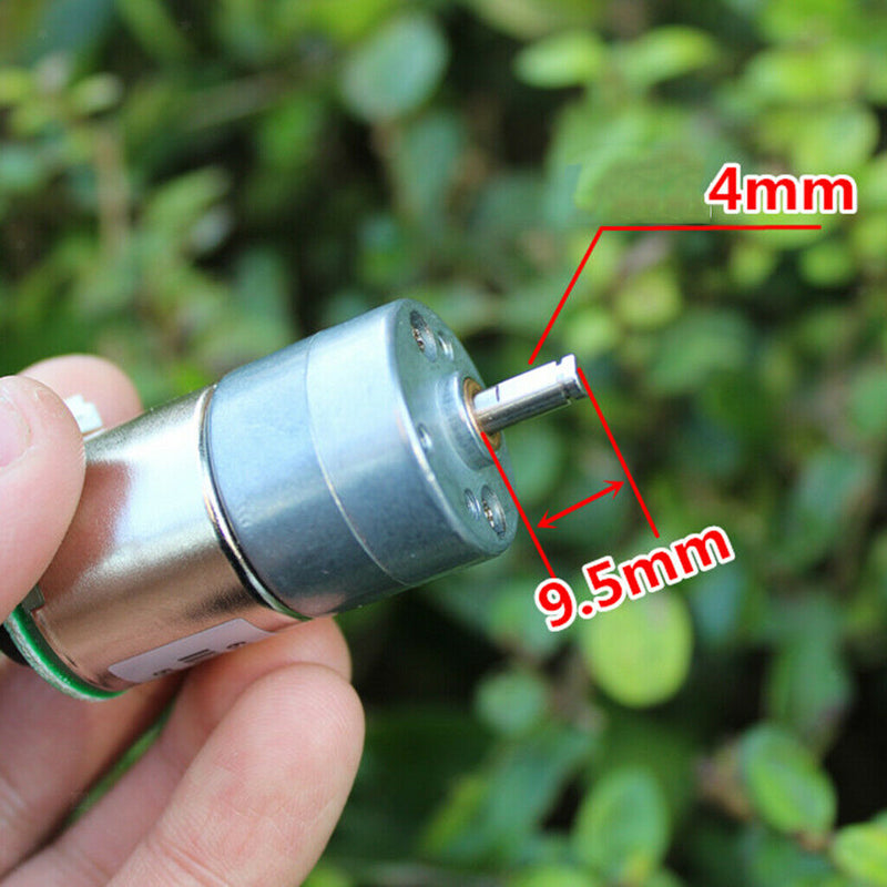 Metal DC 12V Encoder Reduction Gear Motor for RC Car Truck Robot Accessory