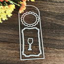 Wine Bottle Tag Ornaments Cutting Dies For DIY Scrapbooking Paper Cards Craft M&