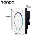 LED Touch Panel Dimmer Wall Switch Modulator For RGB Bulb 5050 3528 Strip Lights