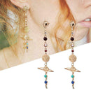 Solar System Universe Earrings Dangle Sun Earth Earrings Ear Summer Stud V7P3