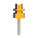 Professional 1/4" Shank Rail Stile Router Bit Tenon Cutter Woodworking Tool