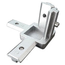 T-Slot Aluminum Stretch Profile 2020 Series 3-Way Angle Bracket Connector W G5A5