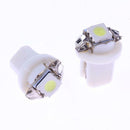 10pcs T5 B8.5D 5050 SMD LED Car Auto Instrument Dashboard Light Bulbs White
