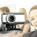 Webcam With Microphone, USB Streaming Computer Web Camera With 360-Degree Wide