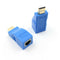 HDMI TX/RX Adapter CAT6 CAT5e Blue HD 1080P Transmitter HDMI Extender Signal
