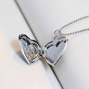 Valentine Lover Gift Animal Dog Paw Print Photo Frames Can Open Locket Neck A3V2