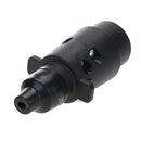12V 7-Pin Male Boat Round Plastic RVs Trailer Adapter Connector Plug Accessory