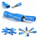 100Pcs Male & Female Insulated Spade Wire Crimp Terminal Cable Connector Kit