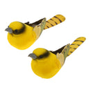 2pcs Mini Artificial Foam Birds Home Garden Decorative Ornament