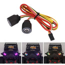 LED Headlamps for 1/10 RC Crawler Car SCX10 TRX4 D90 Jeep Wrangler Accessory