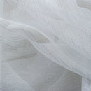 Sheer Valance Curtain White 57x37 inch Rod Pocket Window Curtain Voile Curtain