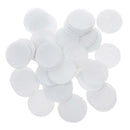 200Pcs 40mm White Black Felt Circle DIY Craft Felt Pad Flower Accessory