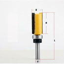 2pcs 8mm Shank CNC Router Bit Tungsten Carbide 1/4" Flush Trim Router