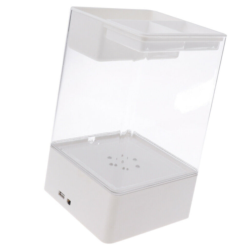 Acrylic Fish Bowl Plant Aquarium Fish Tank Home Office Ornament White