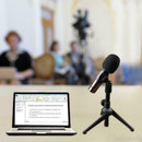 Adjustable Capacitive Microphone Stand Foldable Tripod MIC Holder w/Clip A