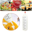 5x250ML Plastic Squeeze Bottle Condiment Dispenser J0A5 Sauce Mustard G0N1