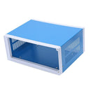 9.8" x 7.5" x 4.3" Blue Metal Enclosure Project Case DIY Junction Box