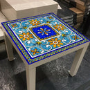 Italian Majolica Tile Lack Table Tops Wall Art Furniture Removable Self-Adh