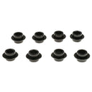 Roller Skate Wheels Accessories Center Bearing Bushing Spacer 8PCS Black