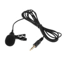 Professional Omnidirectional Clip-on Lavalier Microphone Mic PC Recording