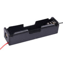 5pcs Black Battery Storage Box Case Holder for 3.7V18650x1 Batteries Z4V1