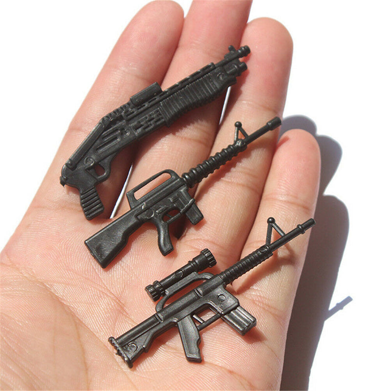 Military Playset Special Force Action Figures Kids Toys Plastic 9cm Soldier Men&
