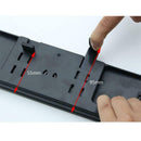 Car Rear View Mirror Convex 3 Sided Panoramic Vision Clip Auto Interior Decor