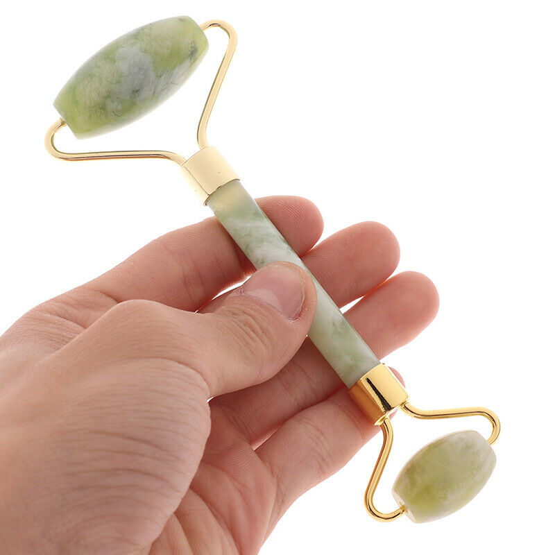 1PC Green Roller Natural Facial Care Tools Jade Face Massage Roller Beauty T BX