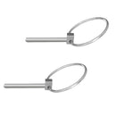 2Pcs 4mm Heavy Duty Lynch Pin for Farm Tractors Trailers Trucks Mowers