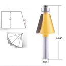 Carbide Tipped 15 Degree Chamfer Router Bit 1/2'' Shank Fits Flooring,Tables