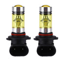 2pcs 9005 HB3 100W Yellow LED Fog Driving Light DRL Lamp Automotive