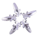 15pcs/set Celluloid Stainless Steel Finger Thumb Guitar Picks for Electric Bass