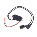 DC-DC 12V to 5V Mini A type USB Dual Converter Step Down Power Module    FE S Dz