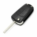 2-Buttons Remote Key Fob Case Shell & Uncut Blade For Vauxhall Opel Corsa A P7G3