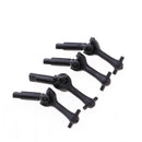 4pc Palstic Drive Shaft Spline Joint for A202 A212 1/24 Wltoys Crawler Truck Car