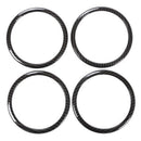 Carbon Fiber Abs Plastic Door Speaker Ring Circle Trim For Bmw X1 F48 2016/