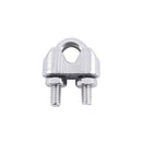 4pcs Stainless Steel Cable Clip Saddle Clamp for 5/32 inch 4mm Wire Ropes T7Z3