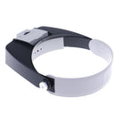 Headband magnifier led light head lamp magnifying glass with led lights O2