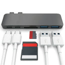 Dual Type-C Hub Hub 2Usb3.0+Sd/Tf Card Reader (Thunder 3 Interface)