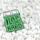 Cartoon Queen Crown Letters Pin Brooch Badges Unisex Jewelry Gift (Style 2)