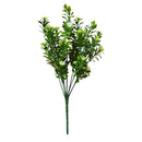 12pcs 7 Fork Water Grass Eucalyptus Plastic Artificial Plants Green Gras GWT