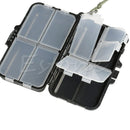 Fishing Lure Bait Tackle Waterproof Storage Box Bag Case With 9 Compartments New