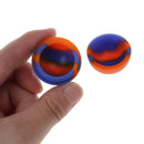 Silicone Container Ball Shape Pill Box Containers Storage Oil Jar Box Contain^