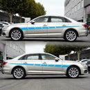 1 Pair Universal Racing Stripes Car Graphic Stickers Auto Body Side Door Decals