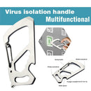Portable Door Opener Non-contact Doors Opener Press Elevator Tool Keychain