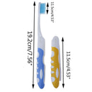 2PCS/set Portable Soft Bristle Travel Camping Hiking Outdoor Toothbrush