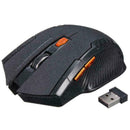 2.4Ghz Wireless Optical Gaming Mouse Mice & USB Receiver Red Black For PC L C8K0