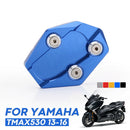 New Blue Foot Kickstand Enlarger Pad Plate For Yamaha TMAX XP 530 Scooter