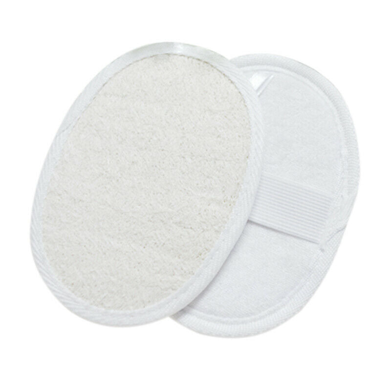 6 Packs Exfoliating Loofah Pads,100% Natural Loofah Sponge Scrubber Brush C P1B5